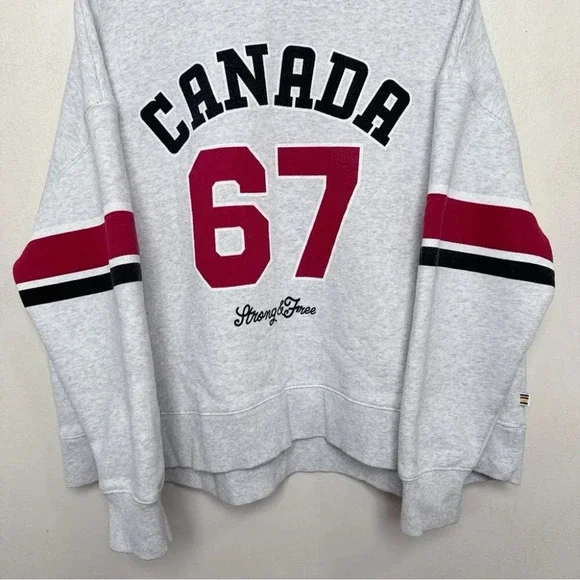 Hudson's Bay Womens Small Slogan Crew Neck Crew Sweatshirt - Picture 5 of 16